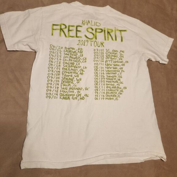 Free spirit Khalid world tour shirt size medium - Picture 2 of 6
